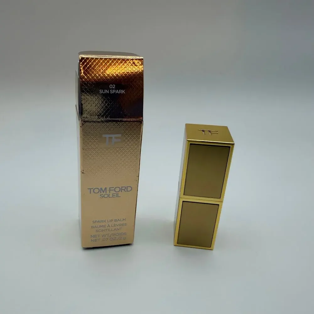 Tom Ford Soleil Spark Lip Balm 02 Sun Spark 0.07 oz 2g NIB